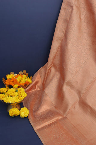 Coimbatore Silk Light Brown Saree