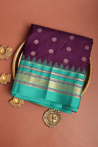 Narayanpet Silk Magenta Saree