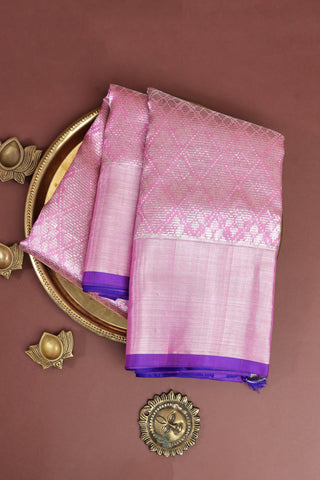 Venkatagiri Silk Light Pink Saree