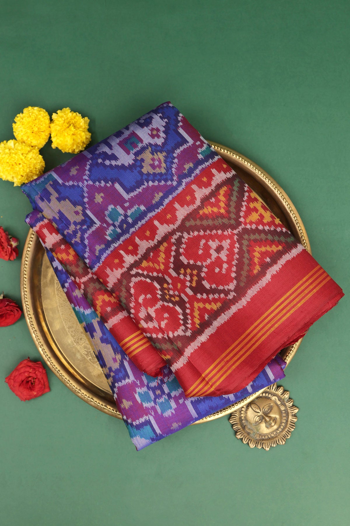 Patola Silk Multi Color Saree