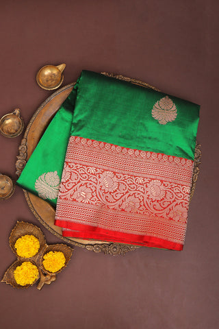 Banarasi Silk Green Saree