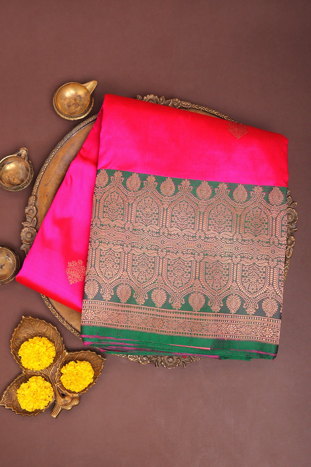 Banarasi Silk Pink Saree