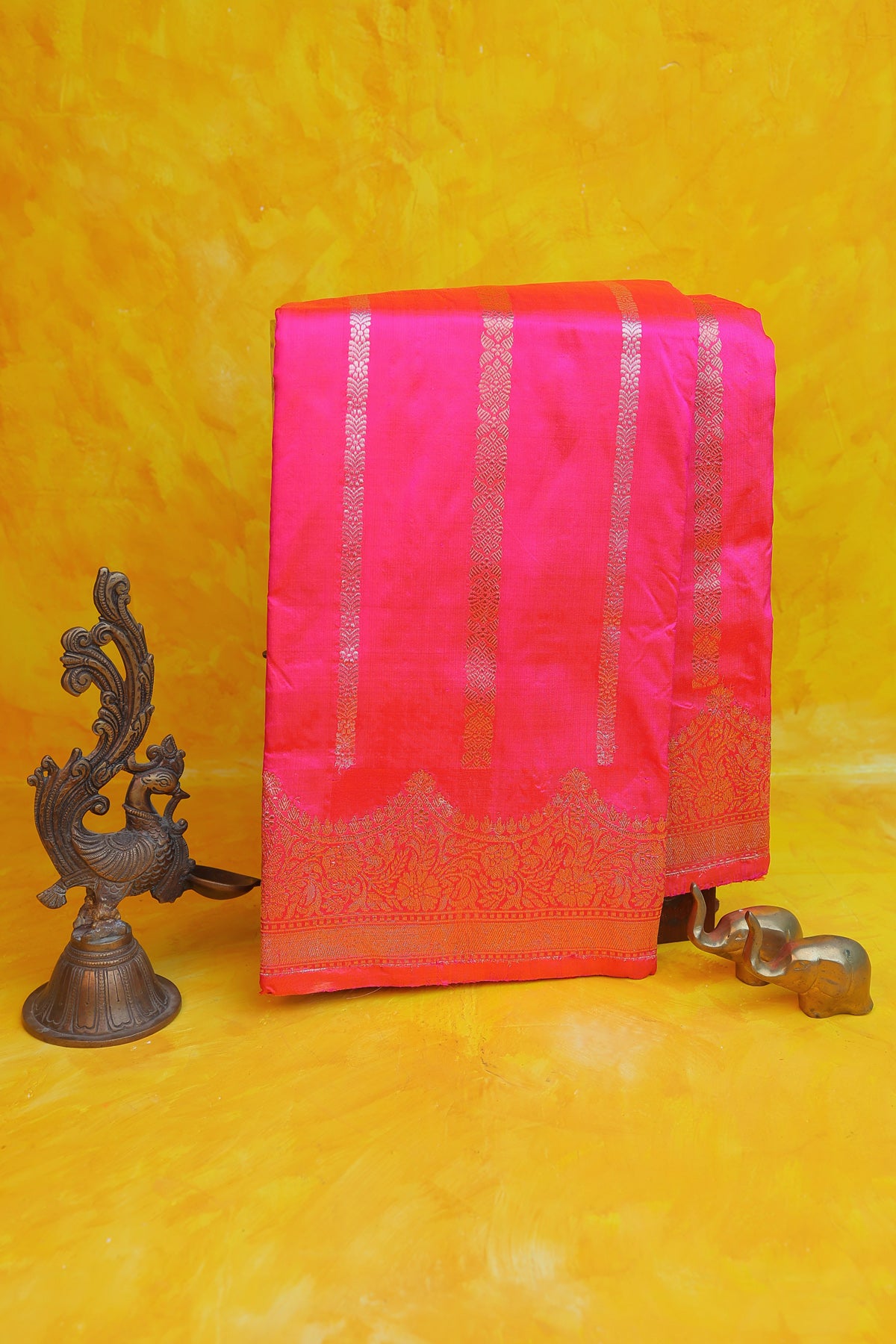 Banarasi Silk Pink Saree