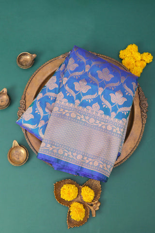 Banarasi Silk Blue Saree