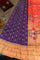 Paithani Silk Checks And Buttis Purple Saree