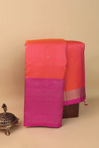 Coimbatore Soft Silk Peach Saree