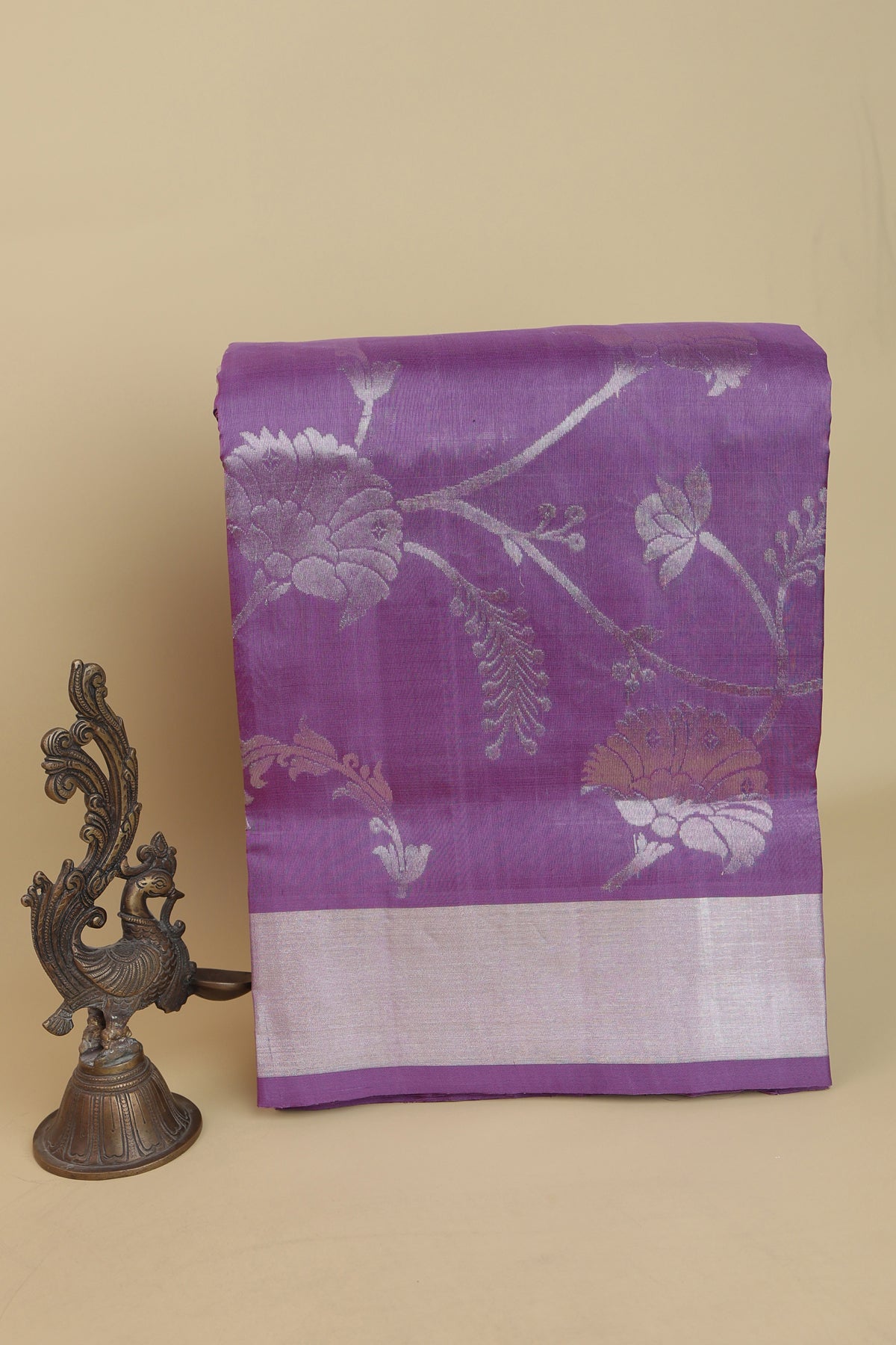 Venkatagiri Silk Lilac Saree