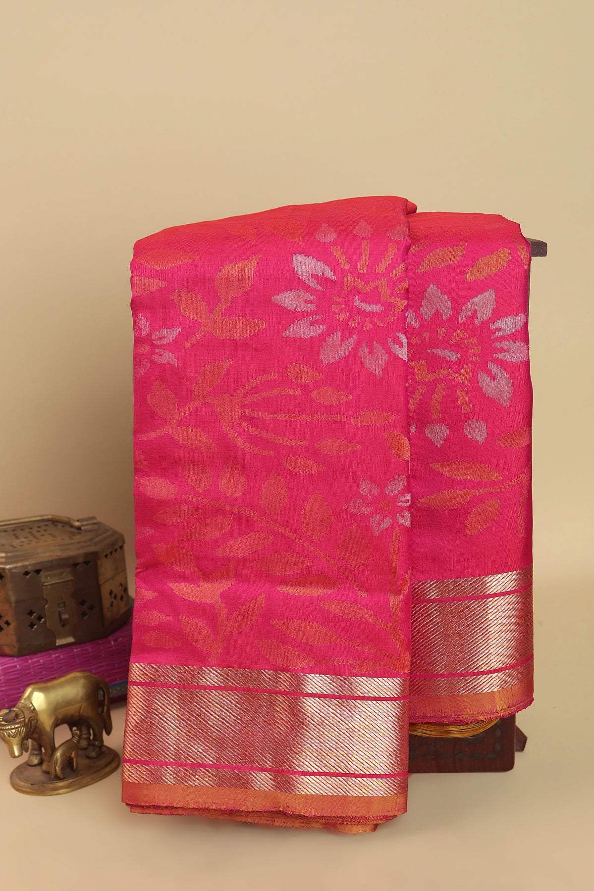 Uppada Silk Pink Saree