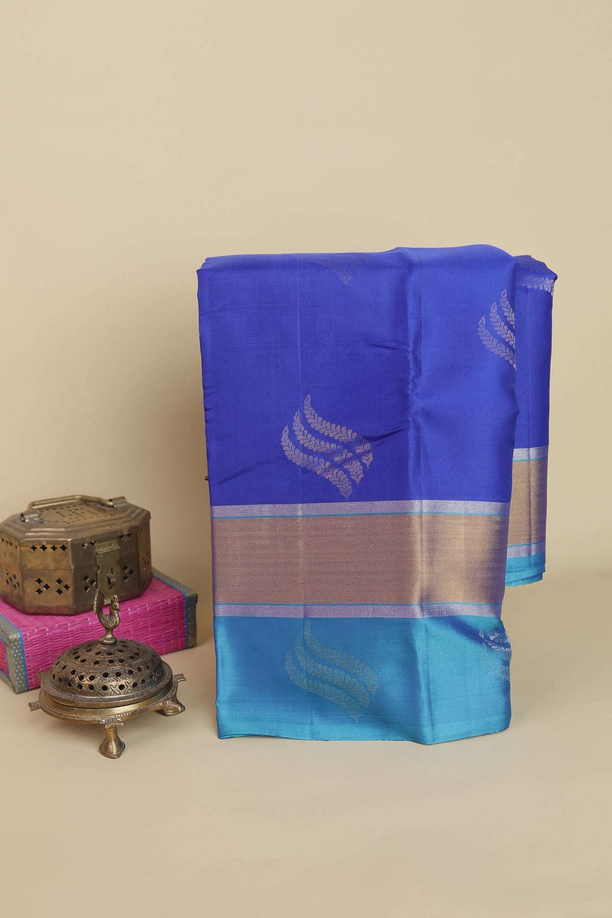 Coimbatore Silk Royal Blue Saree