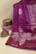 Banarasi Matka Silk Magenta Saree