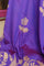 Banarasi Silk Violet Saree