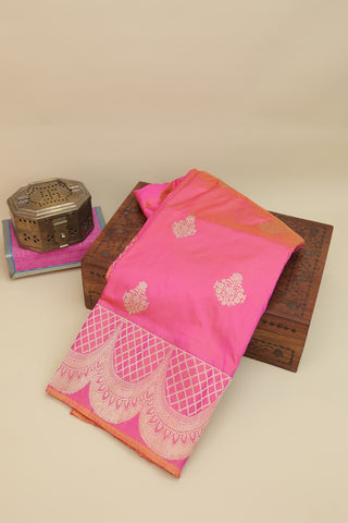 Banarasi Silk Pink Saree