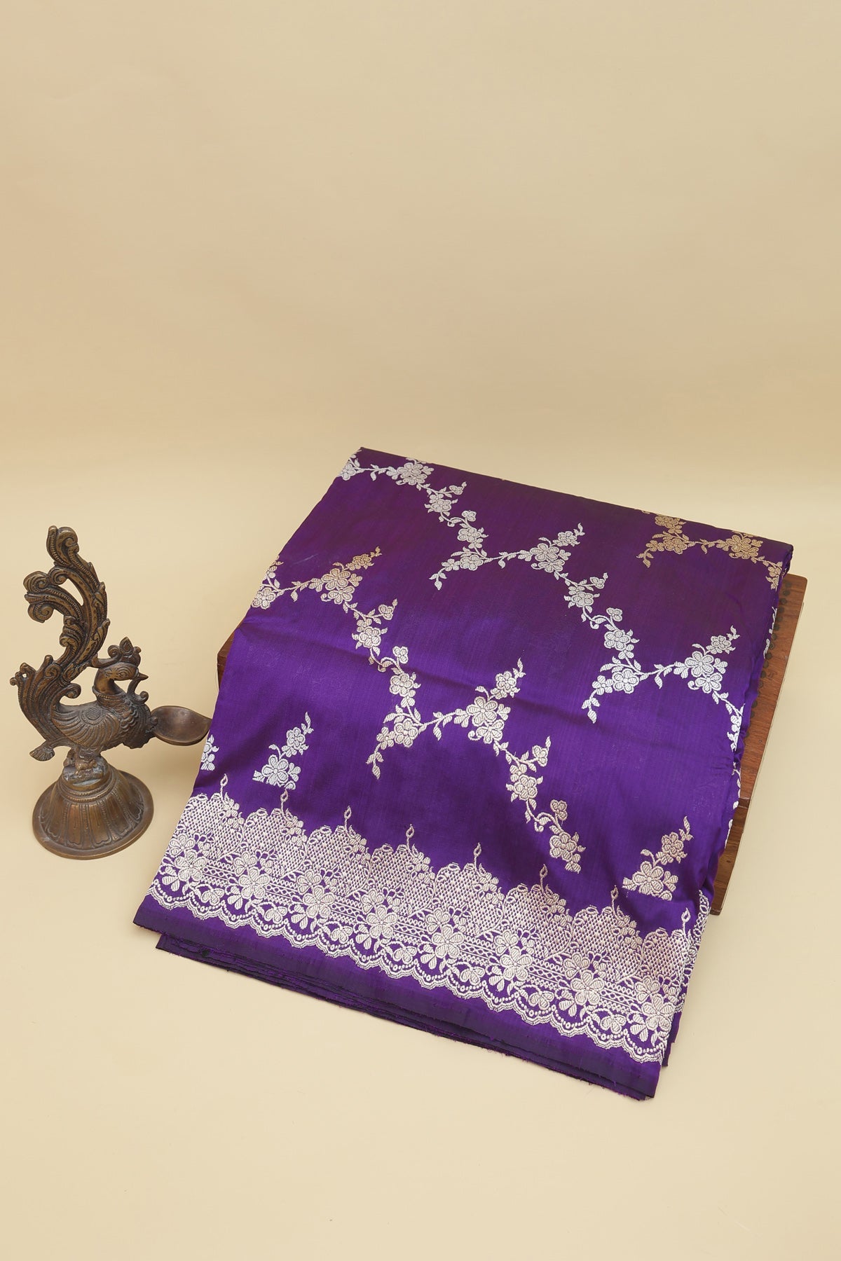 Banarasi Silk Purple Saree