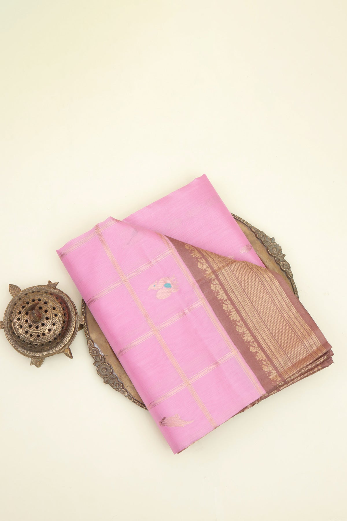 Kuppadam Sico Pink Saree