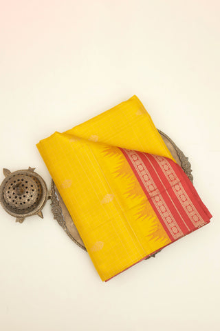 Kuppadam Sico Yellow Saree