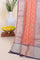 Chanderi Silk Light Orange Saree