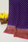 Banarasi Georgette Purple Saree