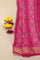 Ikat Silk Brown Saree