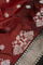 Venkatagiri Silk Maroon Saree