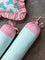 Set of 2 - Turquoise Stripes Organic Cotton Infant Bolster