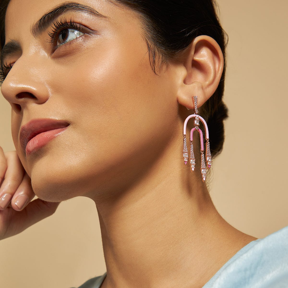 Meenakari Zircon Earring 169718