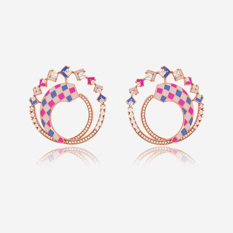 Meenakari Zircon Earring 169720