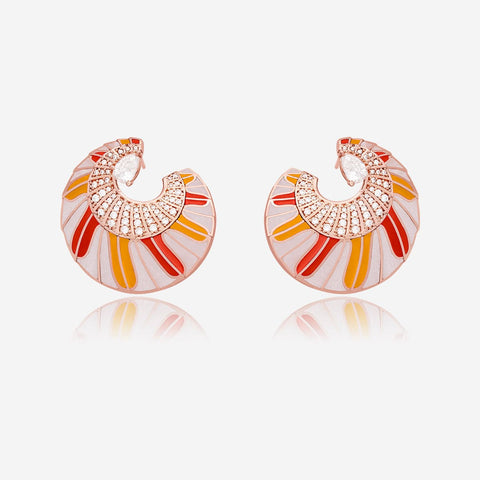 Meenakari  Zircon Earring 169725