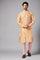 Peachy Natural Dye Co ord Kurta Set