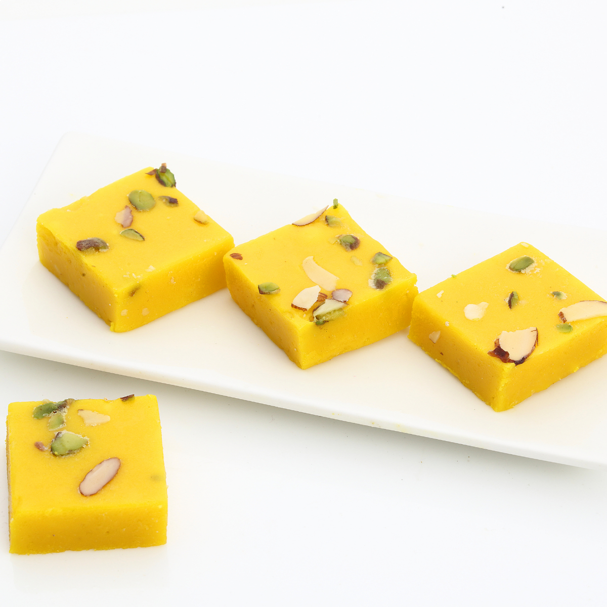 Mango Ice Cream Burfi