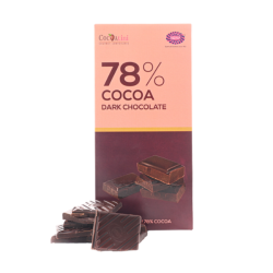 78% Cocoa Dark Chocolate 100g